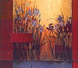 Don Li-leger Canvas Paintings - Iris Sunrise
